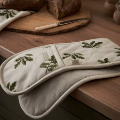 Sophie Allport Acorn and Oak Leaves Double Oven Glove- Oven Gloves/Mitts