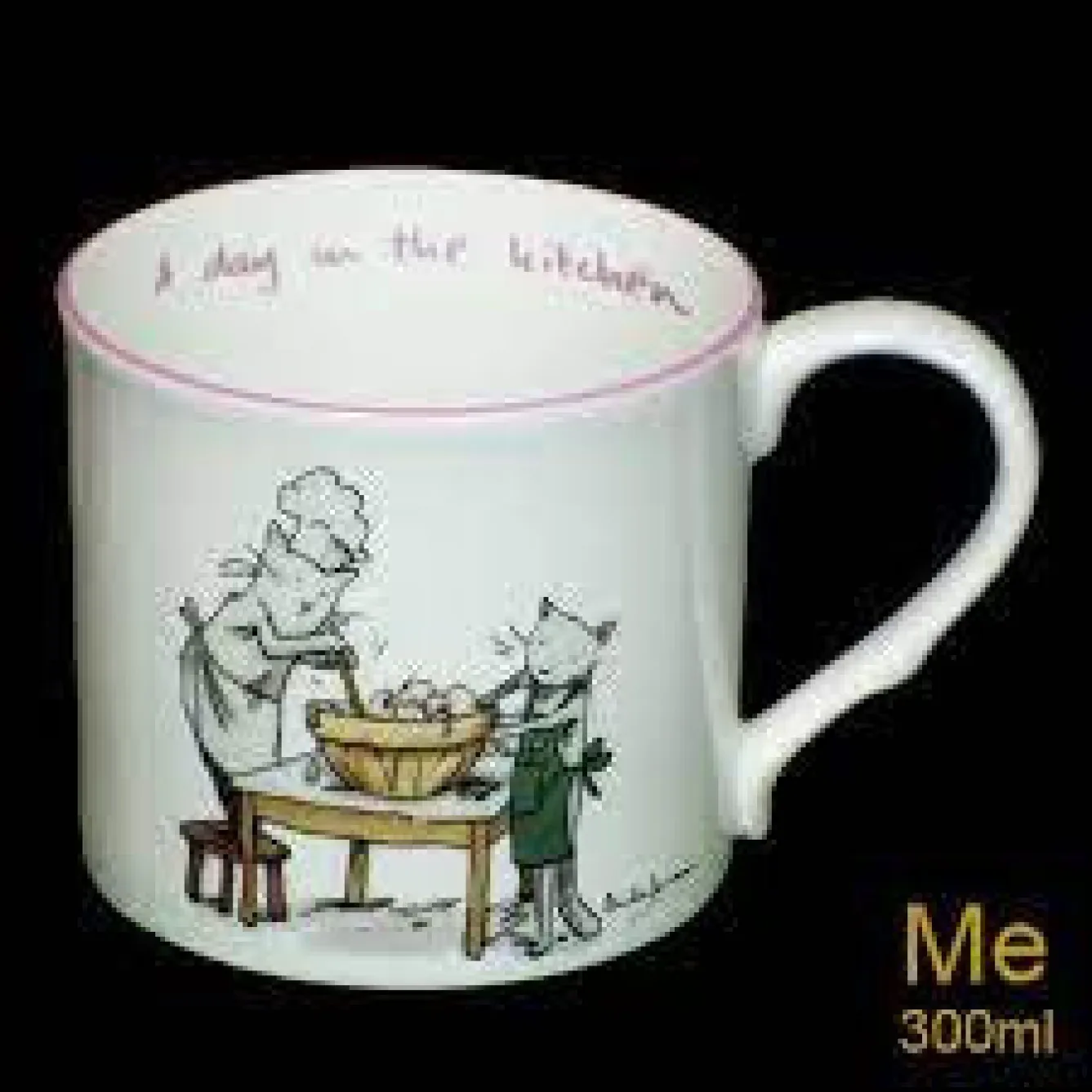 Two Bad Mice A Day in the Kitchen Mug- Tea|Whimsical