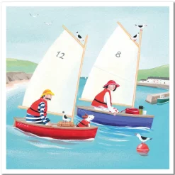 Emma Ball A Days Sailing Greetings Card- Greeting Cards