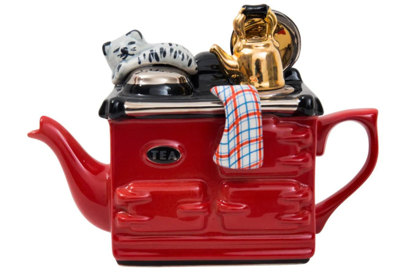 Ceramic Inspirations Aga One Cup Teapot - Red- Tea|Teapots