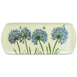 Emma Ball Agapanthus Melamine Sandwich Tray- Tea|Trays