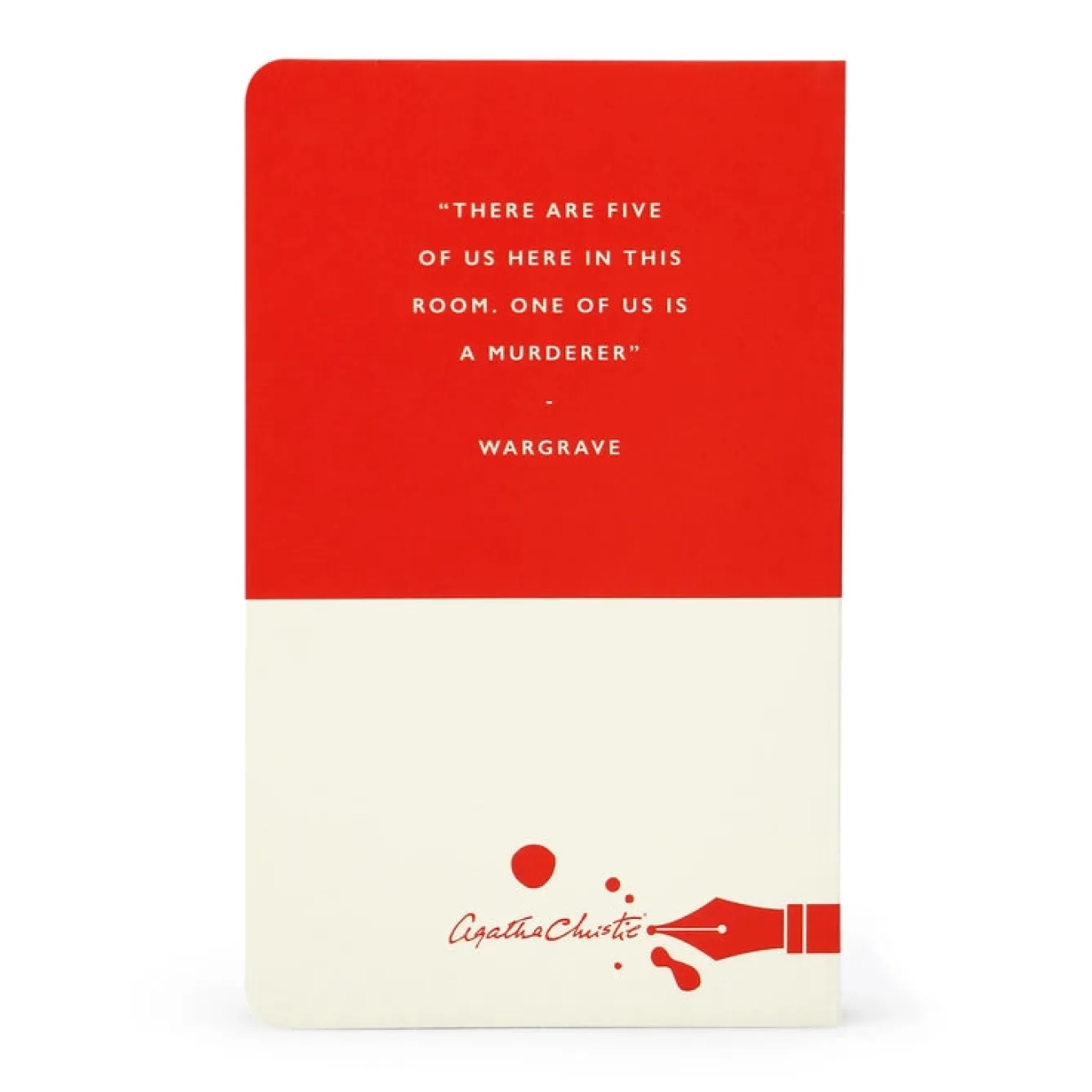 Half Moon Bay Agatha Christie "And Then There Were None" Pocket Notebook- Stationery