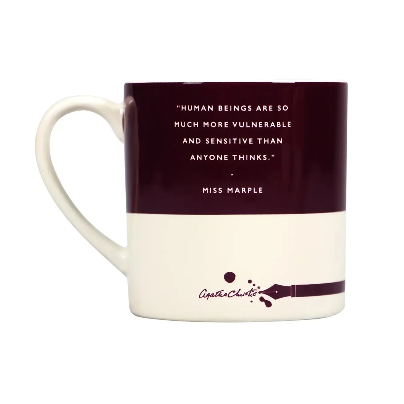 Half Moon Bay Agatha Christie "Body in the Library" Ceramic Mug- Whimsical