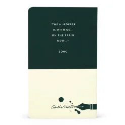 Half Moon Bay Agatha Christie "Murder On The Orient Express" Pocket Notebook- Stationery