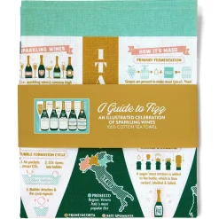 Stuart Gardiner A Guide to Fizz Tea Towel- Father's Day|Tea