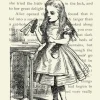 Madame Treacle Alice in Wonderland-Book Greetings Card- Greeting Cards
