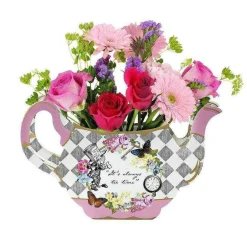 Talking Tables Alice in Wonderland Paper Teapot Flower Vase- Vases|Picnic