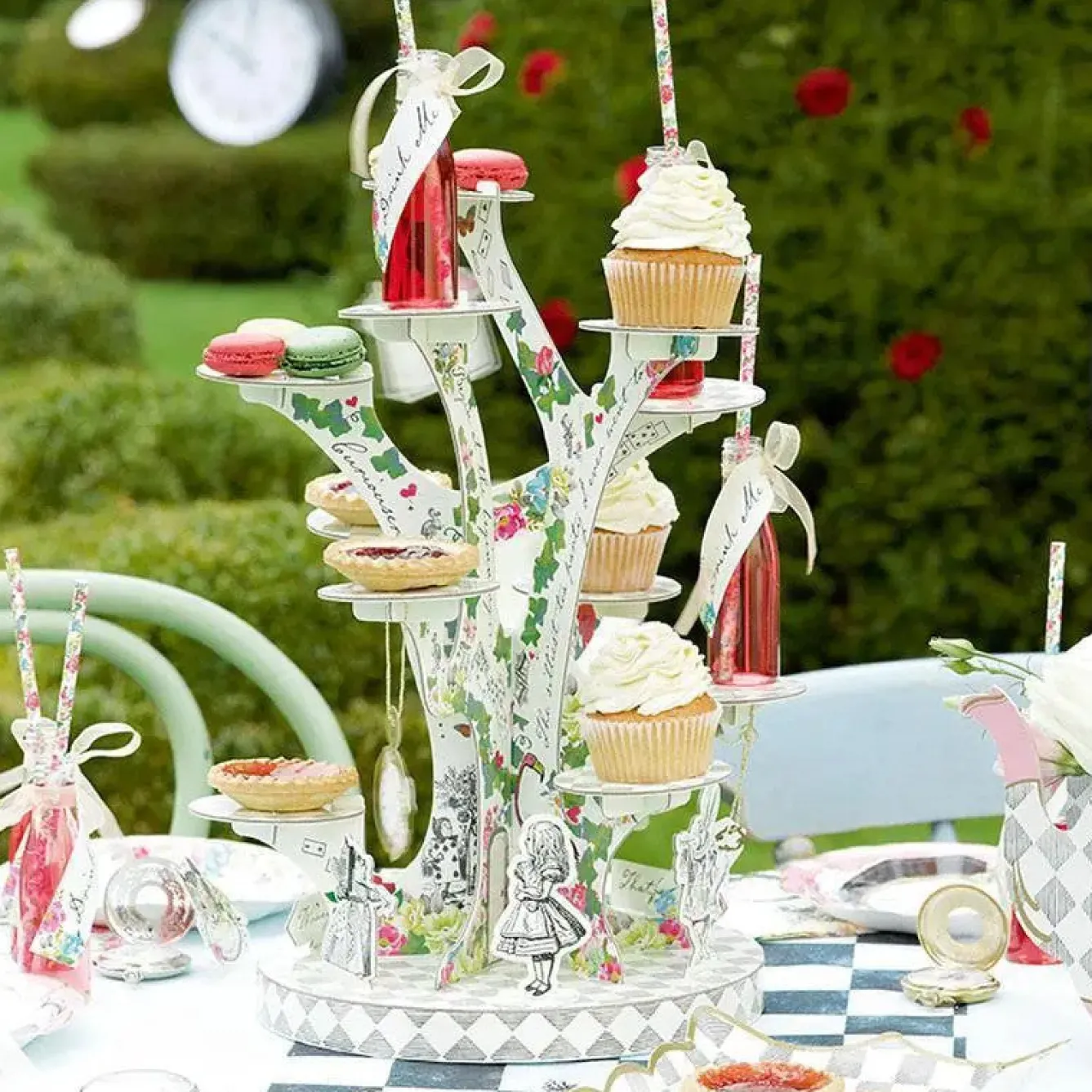 Talking Tables Alice in Wonderland Tree Shaped Cake Stand- Serving Plates & Boards