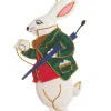 St. Nicolas Alice in Wonderland White Rabbit Decoration- Christmas Decorations|Seasonal Decor