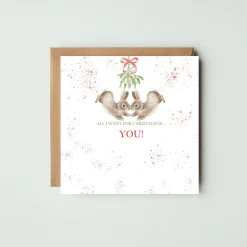 West Country Designs All I Want for Christmas is You Christmas Card- Christmas Cards|Greeting Cards