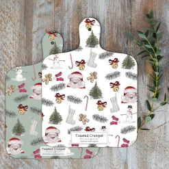 Toasted Crumpet All Things Jolly Mini Double-Sided Chopping Board- Christmas|Chopping Boards