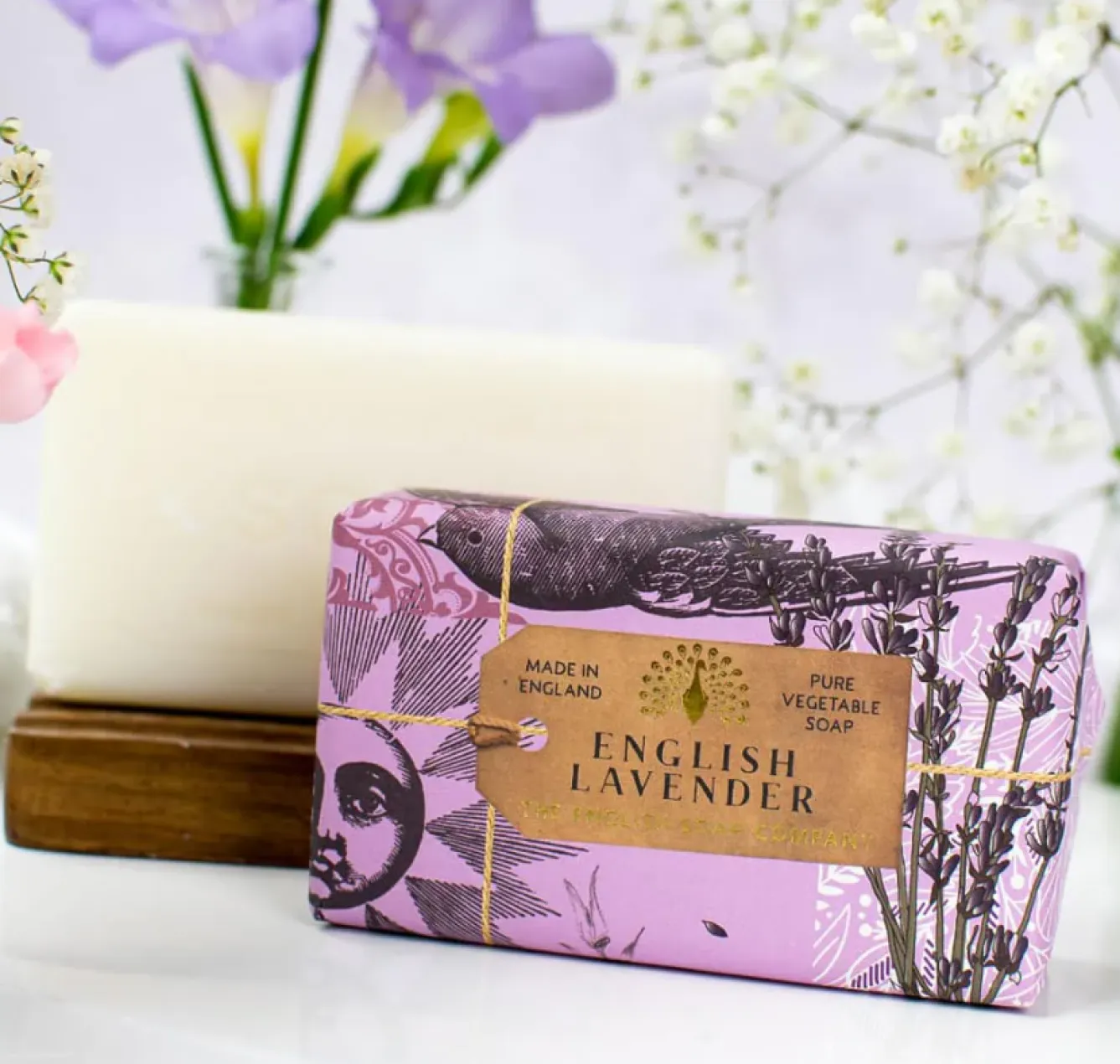 English Soap Company Anniversary English Lavender Soap- Soaps & Lotions