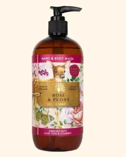 English Soap Company Anniversary Rose & Peony Hand and Body Wash- Soaps & Lotions