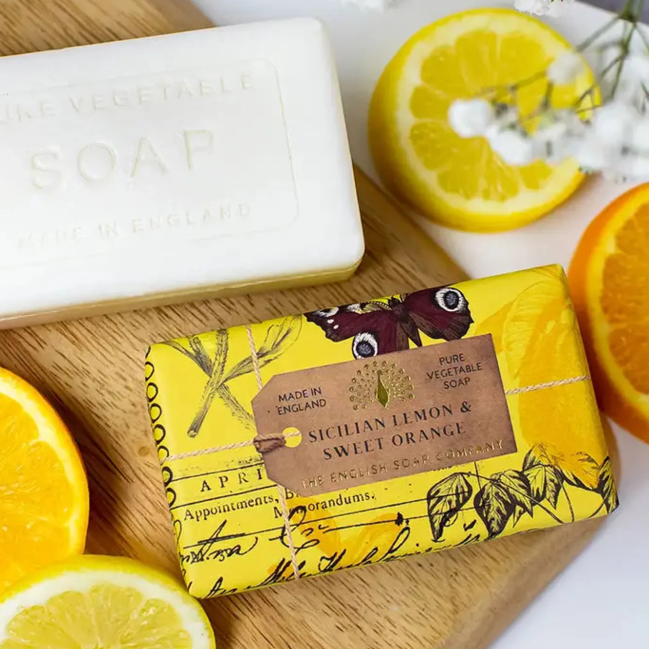 English Soap Company Anniversary Sicilian Lemon and Sweet Orange Soap- Soaps & Lotions