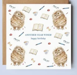 West Country Designs Another Year Wiser Birthday Card- Greeting Cards