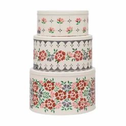 Emma Bridgewater Antique Roses Set of 3 Round Cake Tins- Novelty