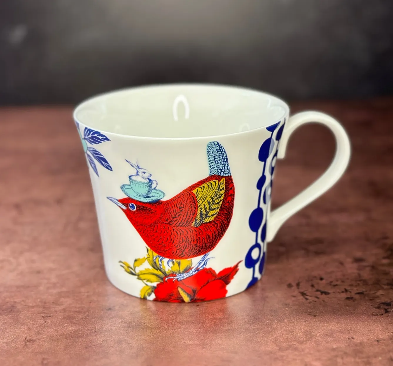 Repeat Repeat Arcadia Wren Bone China Mug- Animals|Animals