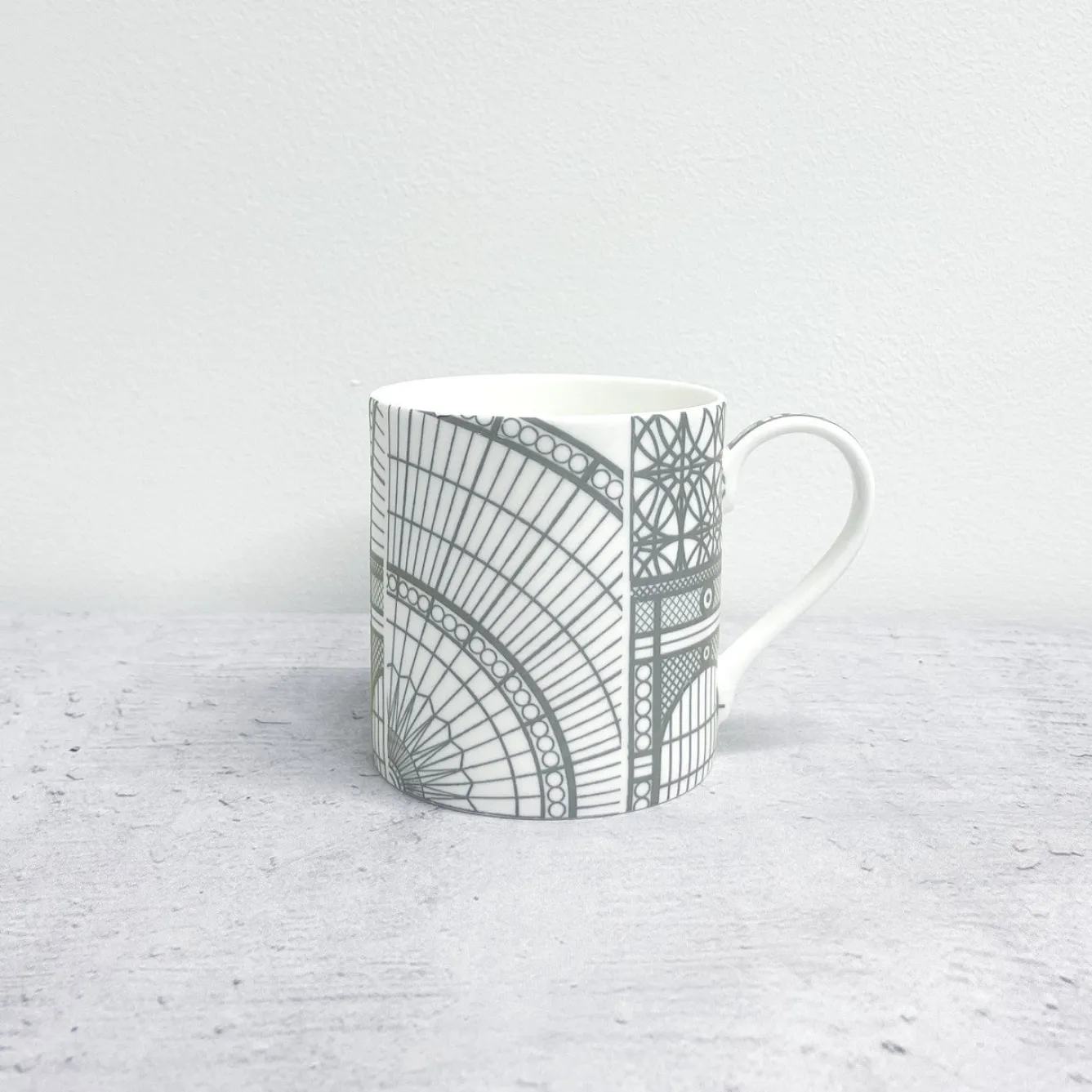 Alex Allday Architecture Fine Bone China Mug - Royal Opera House- Tea|Blues