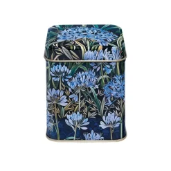 Elite Tins Arts & Crafts Agapanthus Mini Tea Tin- Tea|Tea Caddies
