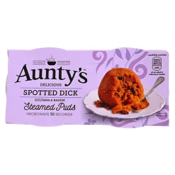 Tea & Biscuits Aunty's Spotted Dick Steamed Puds- British Store Cupboard