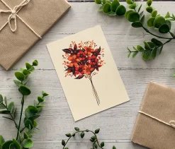 Becky Amelia Autumn Bouquet Greeting Card- Greeting Cards