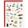 Yeti A Very English Alphabet Greeting Card- Greeting Cards