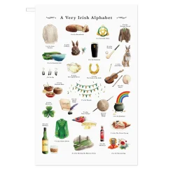 Yeti A Very Irish Alphabet Tea Towel- Tea|Tea Towels