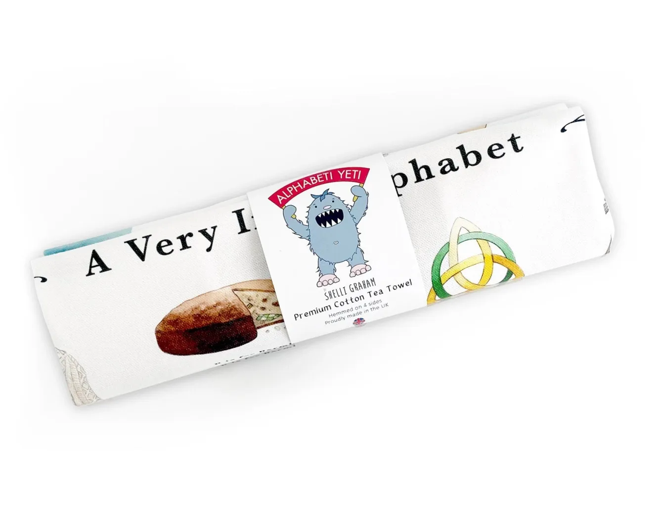 Yeti A Very Irish Alphabet Tea Towel- Tea|Tea Towels