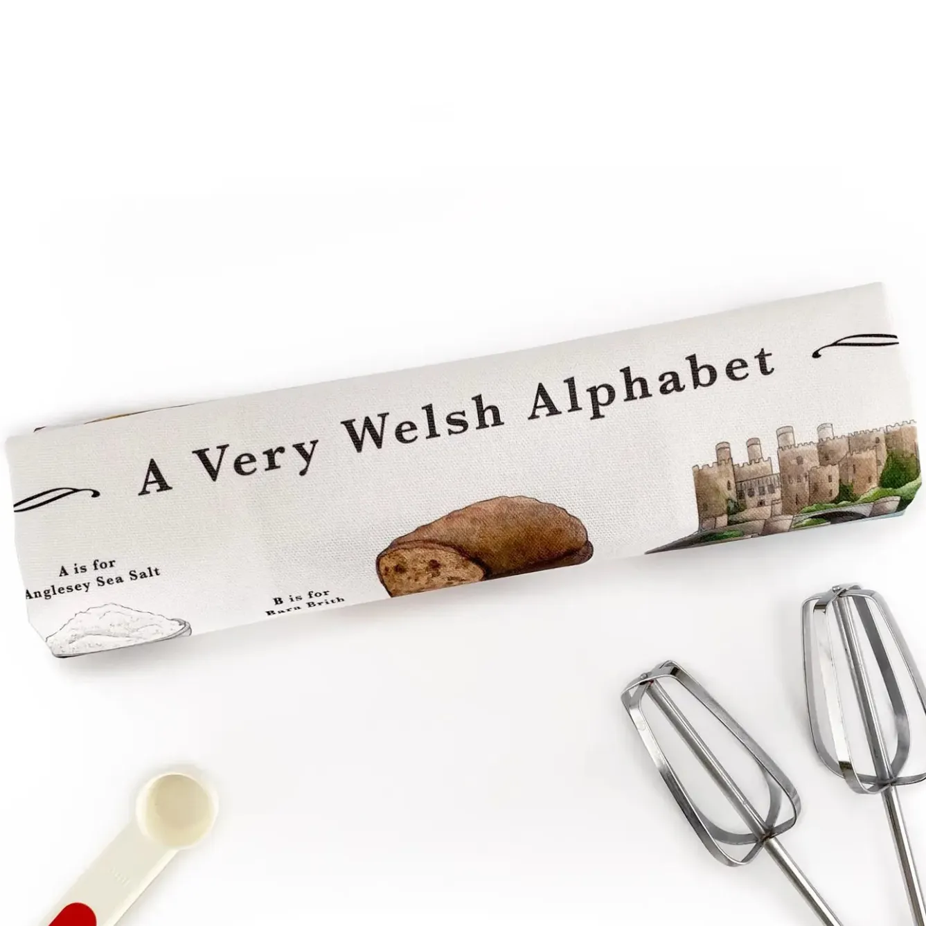 Yeti A Very Welsh Alphabet Tea Towel- Tea|Tea Towels