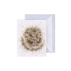 Wrendale Designs 'Awakening' Hedgehog Enclosure Card- Greeting Cards