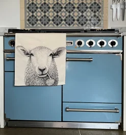 Katherine Sheard Designs Baaley Sheep Tea Towel- Tea|Tea Towels