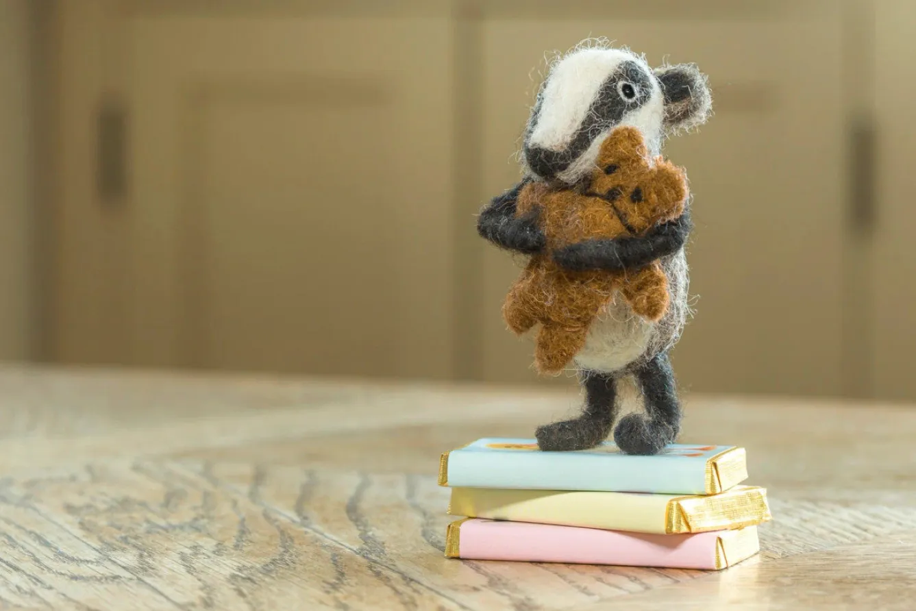 Sew Heart Felt Baby Badger with Bear- Children
