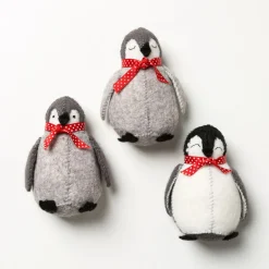 Corinne Lapierre Baby Penguins Wool Mix Felt Craft Kit- Crafts|Children