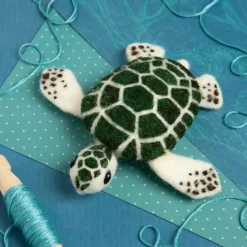 Hawthorn Handmade Baby Sea Turtle Mini Felting Kit- Crafts