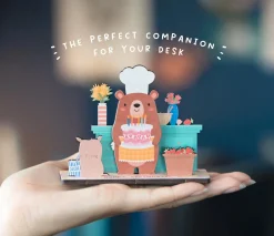 Dapple & Dot Bakery Bear Pop Out Card- Greeting Cards