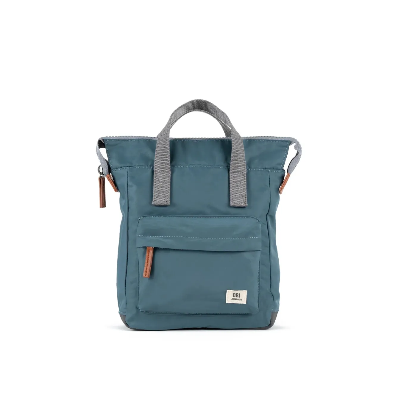 Ori London Bantry Airforce Blue Recycled Nylon Backpack - Small- Bags
