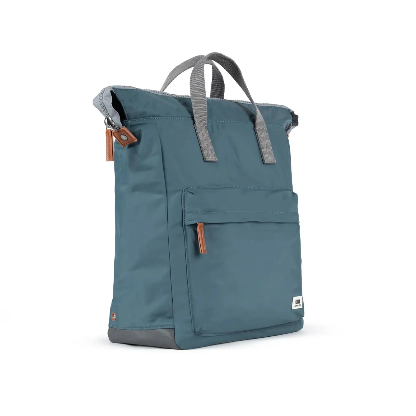 Ori London Bantry Airforce Blue Recycled Nylon Backpack - Small- Bags