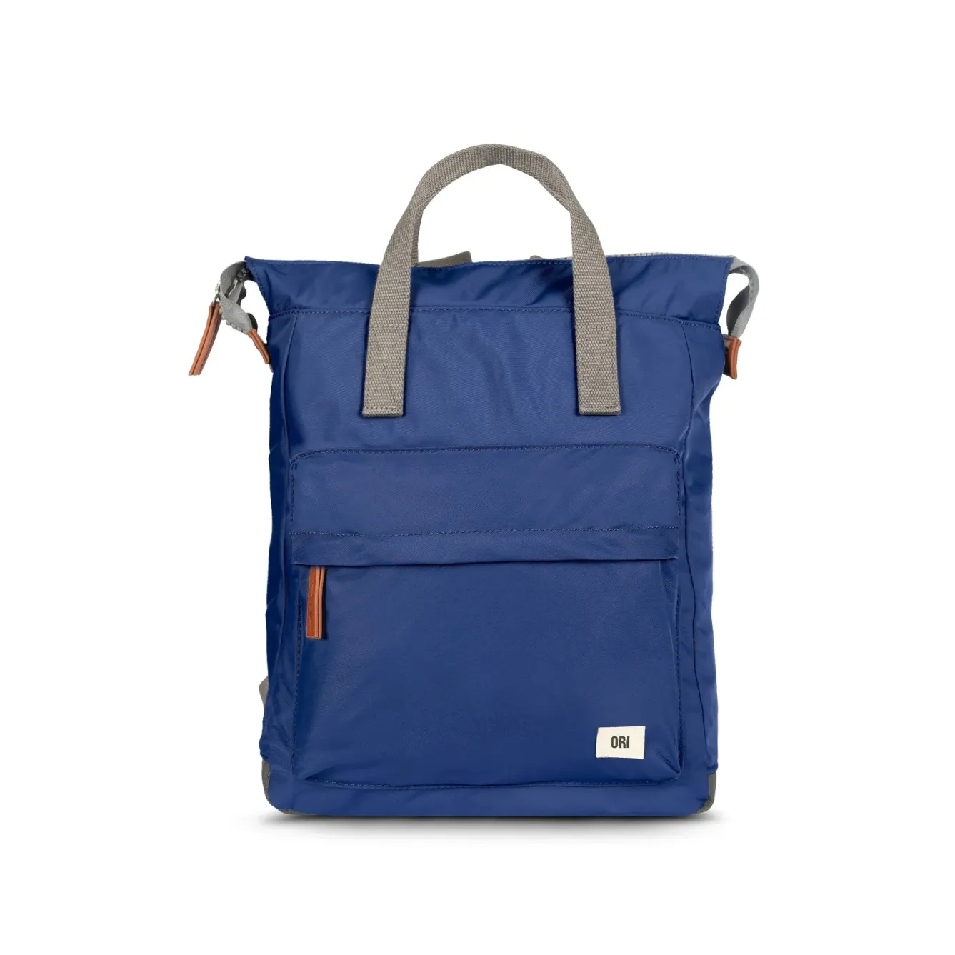 Ori London Bantry Burnt Blue Recycled Nylon Backpack - Medium- Bags
