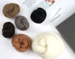 Hawthorn Handmade Barn Owl Needle Felting Kit- Crafts