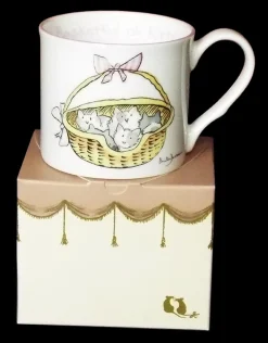 Two Bad Mice Basketful of Kittens Small Mug- Tea|Whimsical