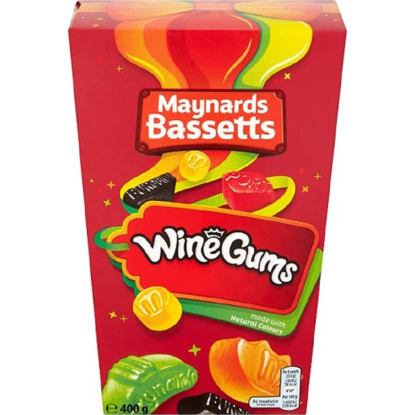 Tea & Biscuits Bassetts Wine Gums Carton 350g- Holiday Treats|Christmas