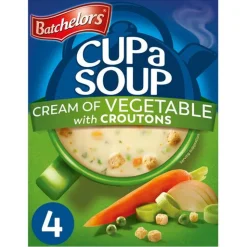 Tea & Biscuits Batchelor's Cup a Soup Cream of Vegetable with Croutons- Tea|Snacks & Crackers