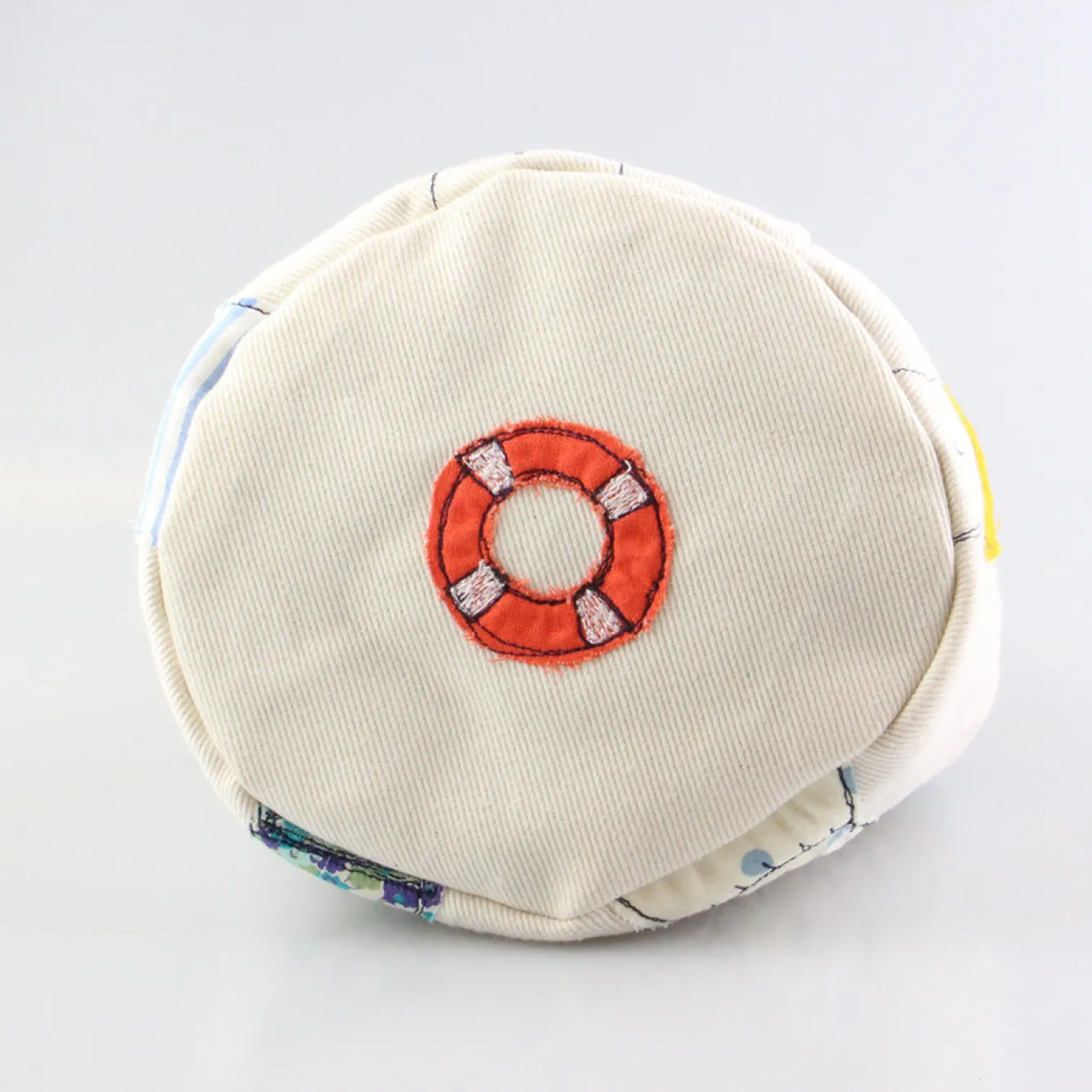 Poppy Treffry Bathers Embroidered Art Pot- Storage