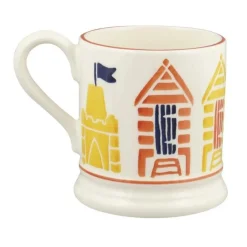 Emma Bridgewater Beach Huts 1/2 Pint Mug- Great Britain