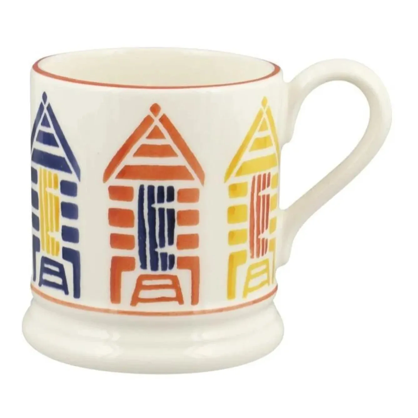 Emma Bridgewater Beach Huts 1/2 Pint Mug- Great Britain