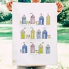 This Is Nessie Beach Huts Tea Towel by- Tea|Tea Towels