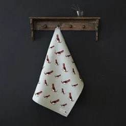 Sweet William Beagle Tea Towel- Tea|Tea Towels