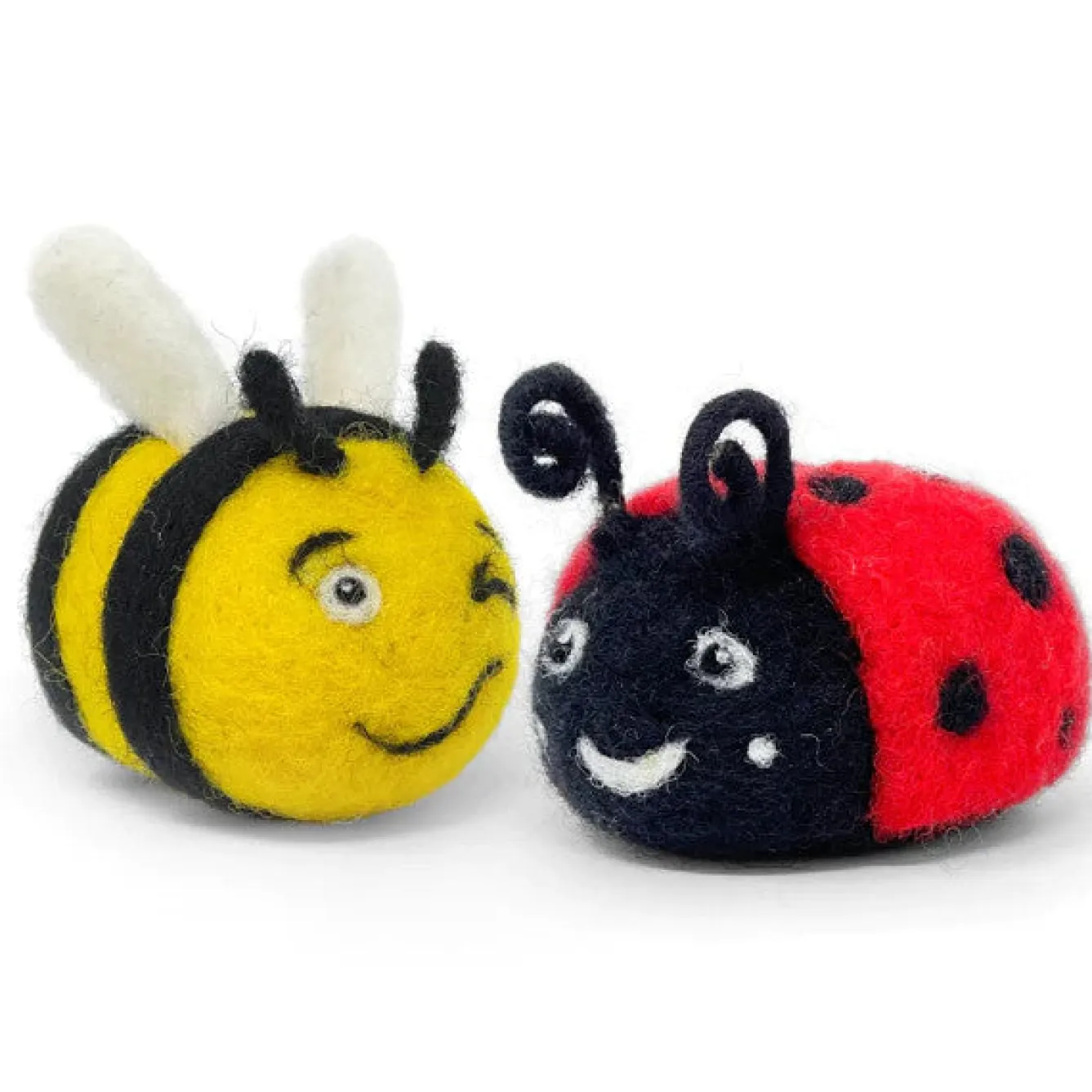 The Crafty Kit Co. Beastie Buddies Bee & Ladybird Needle Felting Craft Kit- Crafts|Children