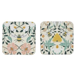 Ulster Weavers Bee Bloom Coasters - Set of 4- Coasters