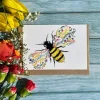 Jen Winnett Bee Friendly Eco-Card- Greeting Cards